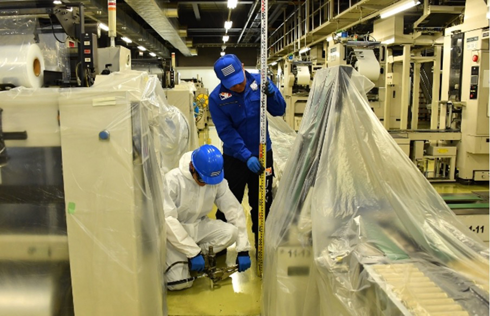 地盤沈下によって床の傾きや空洞・空隙が確認できたらアップコンへ